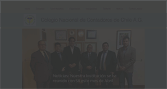 Desktop Screenshot of colegiocontadores.cl